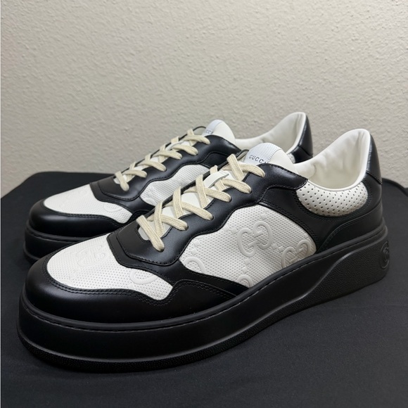 Gucci GG Embossed Low Top Sneakers